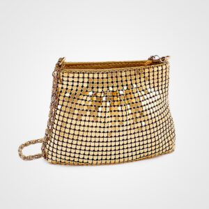 Gold Purse With Chain